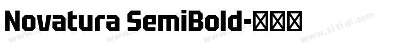 Novatura SemiBold字体转换 Novatura SemiBold字体转换